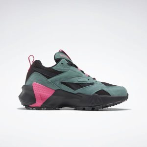 Reebok Aztrek Double Mix Trail Turnschuhe Damen - Grün/Grau/Rosa - DE 532-GVQ